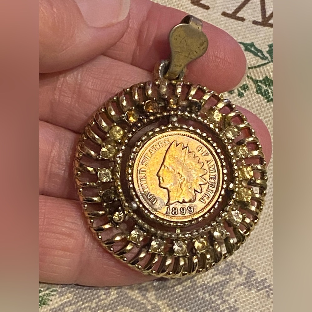 1899 Indian head penny pendant